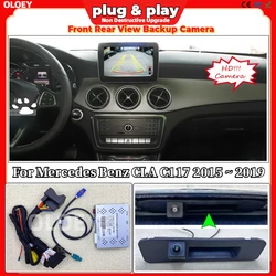 For Mercedes Benz CLA C117 2015 2016 2017 2018 2019 Original Screen Plug and Play Install HD Front Rear View Reverse Camera