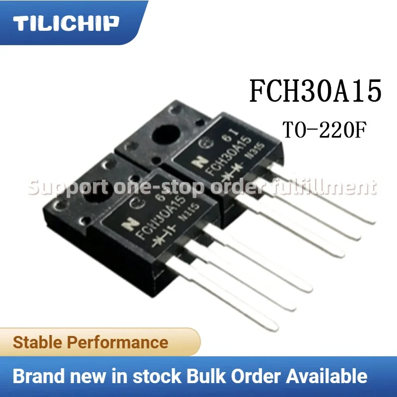 10PCS~20PCS Brand new FCH30A15 TO-220F Package Common Cathode Schottky Diode 30A/150V Original IC