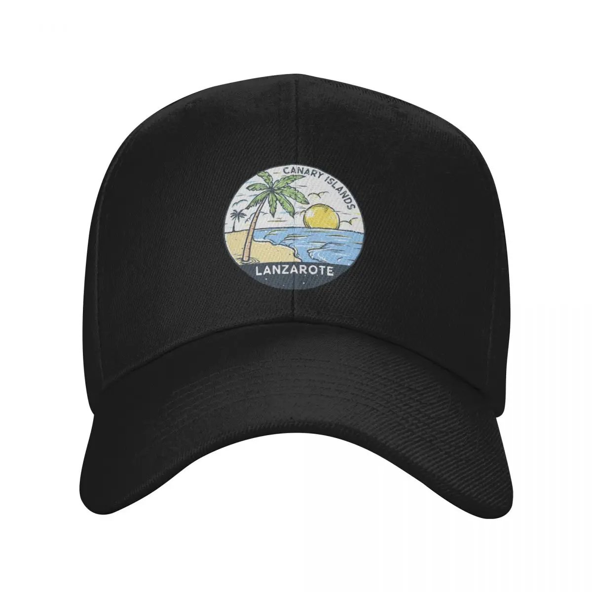 Lanzarote Canary Islands Vintage Baseball Cap cute Luxury Brand Women's Beach Men's