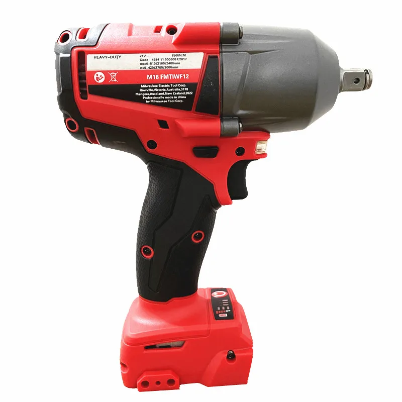 Imagem -02 - Brushless Elétrica Impact Wrench Grande Torque sem Fio Carro Reparação do Caminhão Ferramentas Elétricas Apto para Milwaukee Bateria 18v 1300nm