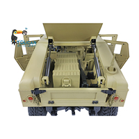 HG P408 1/10 Scale RC U.S. Military Truck 4*4 Crawler Off-road Car Vehicle Model 2Speed ESC Motor Radio Control Toys TH15070
