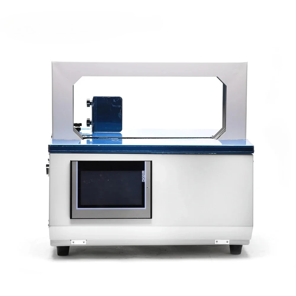 

AG05-360 Strapping machine automatic paper tape opp book money bundling banding machine