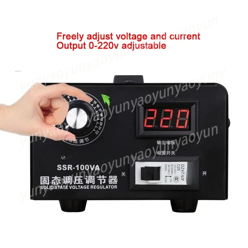 100A SSR-100VA 220V AC Single Phase Solid State Voltage Regulator Controller