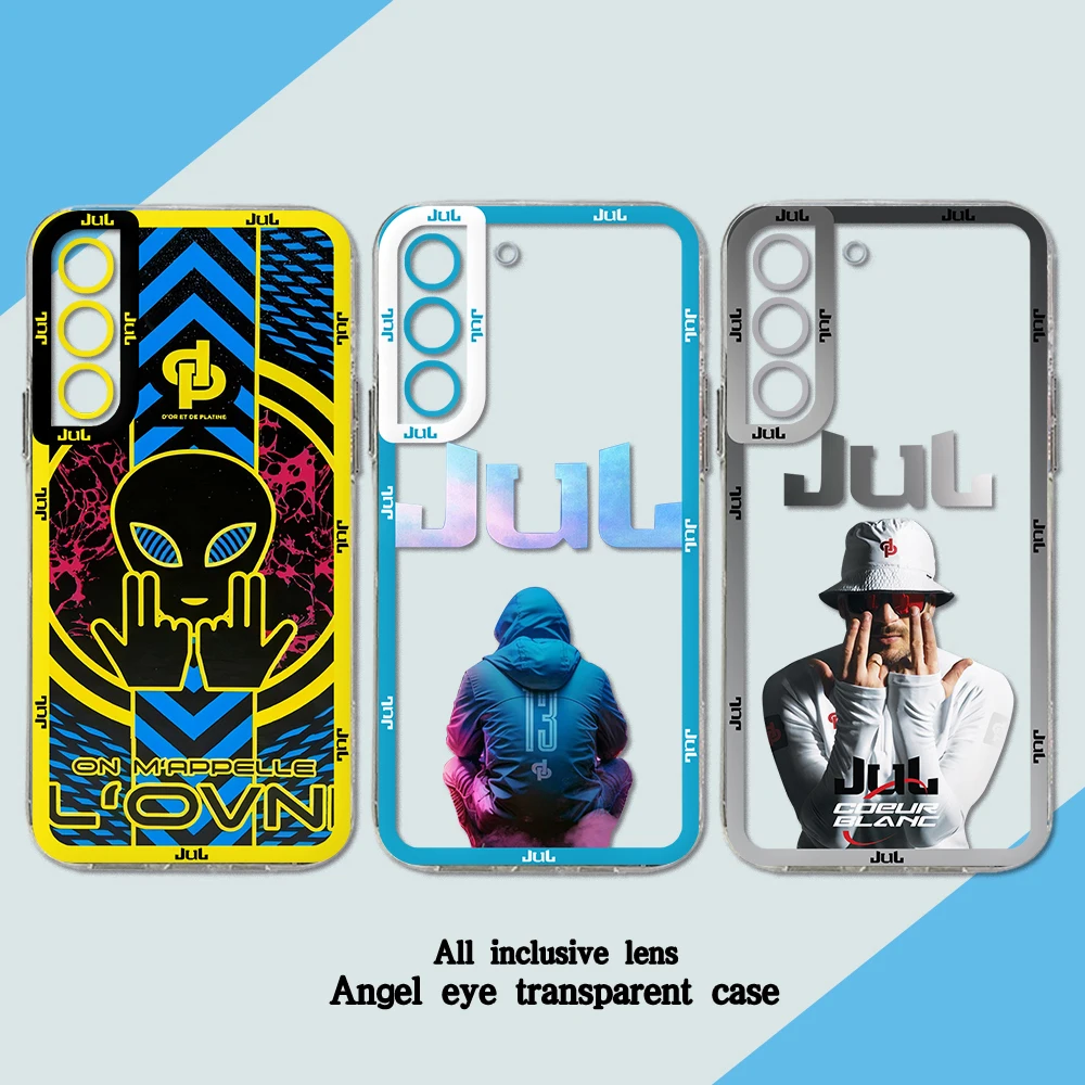 JuL C\'est Pas Des Lol Rapper Phone Case For Samsung S24 S23 S22 S21 S20 S10 FE Note20 Note10 Plus Ultra Lite 5G Clear Soft Cover