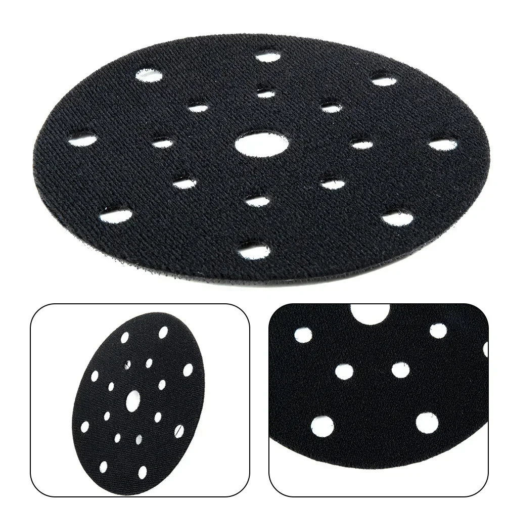 

1pcs 6Inch17 Holes Interface Pad Protection Disc 150mm For Sanding Power Tool Polishing Pad Black Protective Pad Power Tools