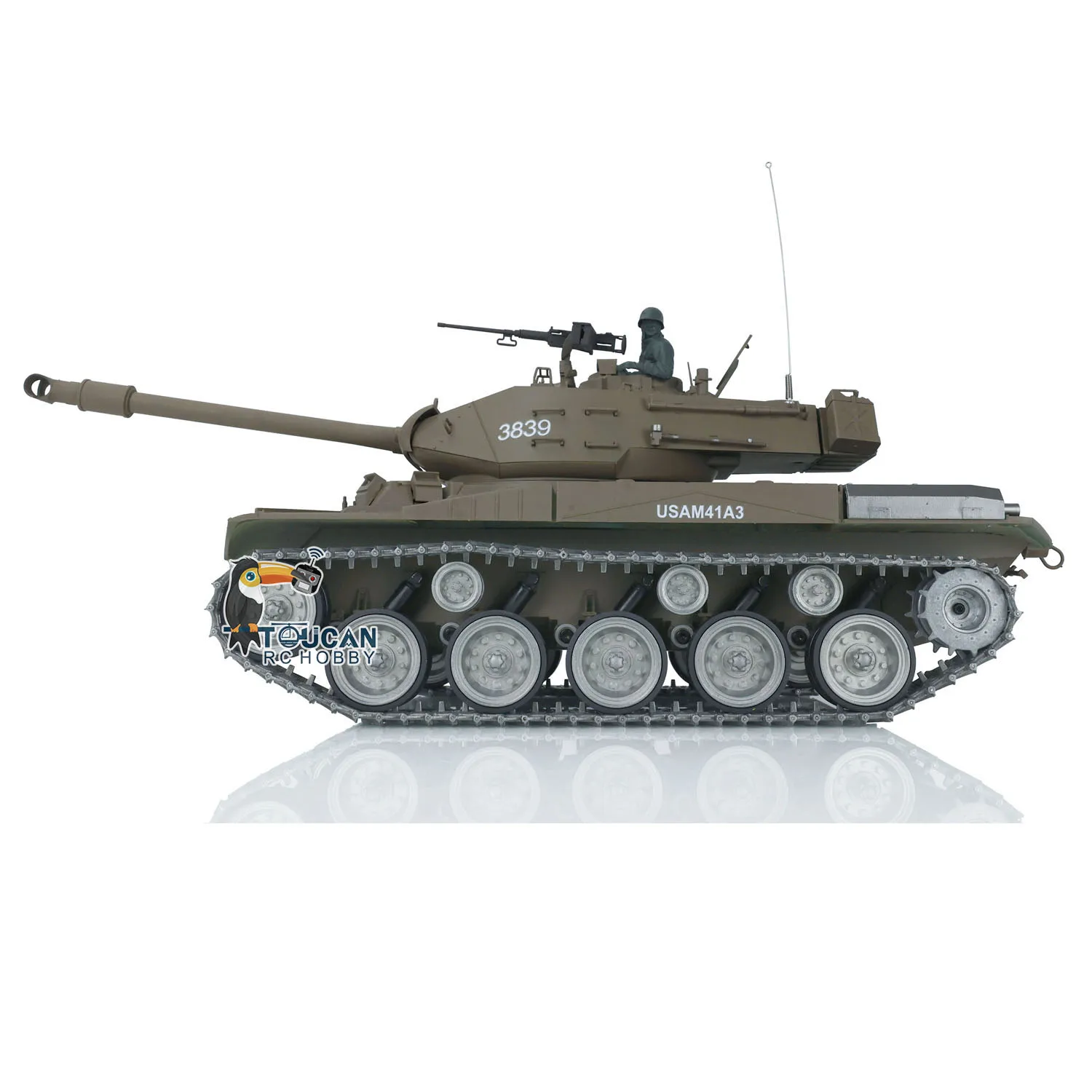 Heng Long 1/16 RC Tank 7.0 personnalisé Walker Bulldog RTR radiocommande réservoir modèle 3839 pistes en métal roues voitures jouets Panzer