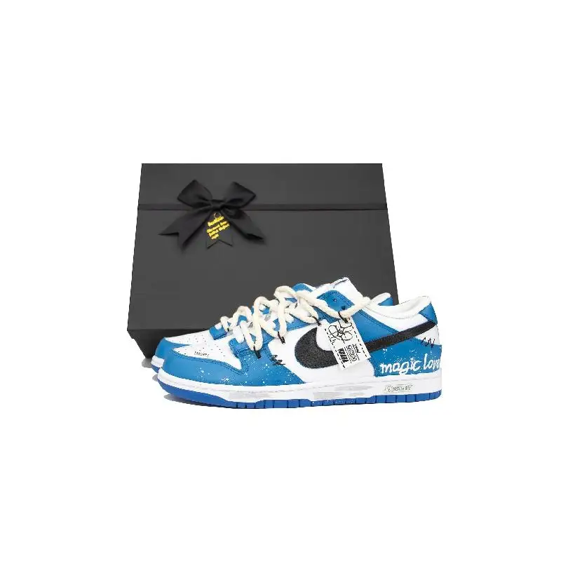 

【Настроить】Nike Dunk Обувь для скейтбординга Мужские низкие белые кроссовки DV0831-104