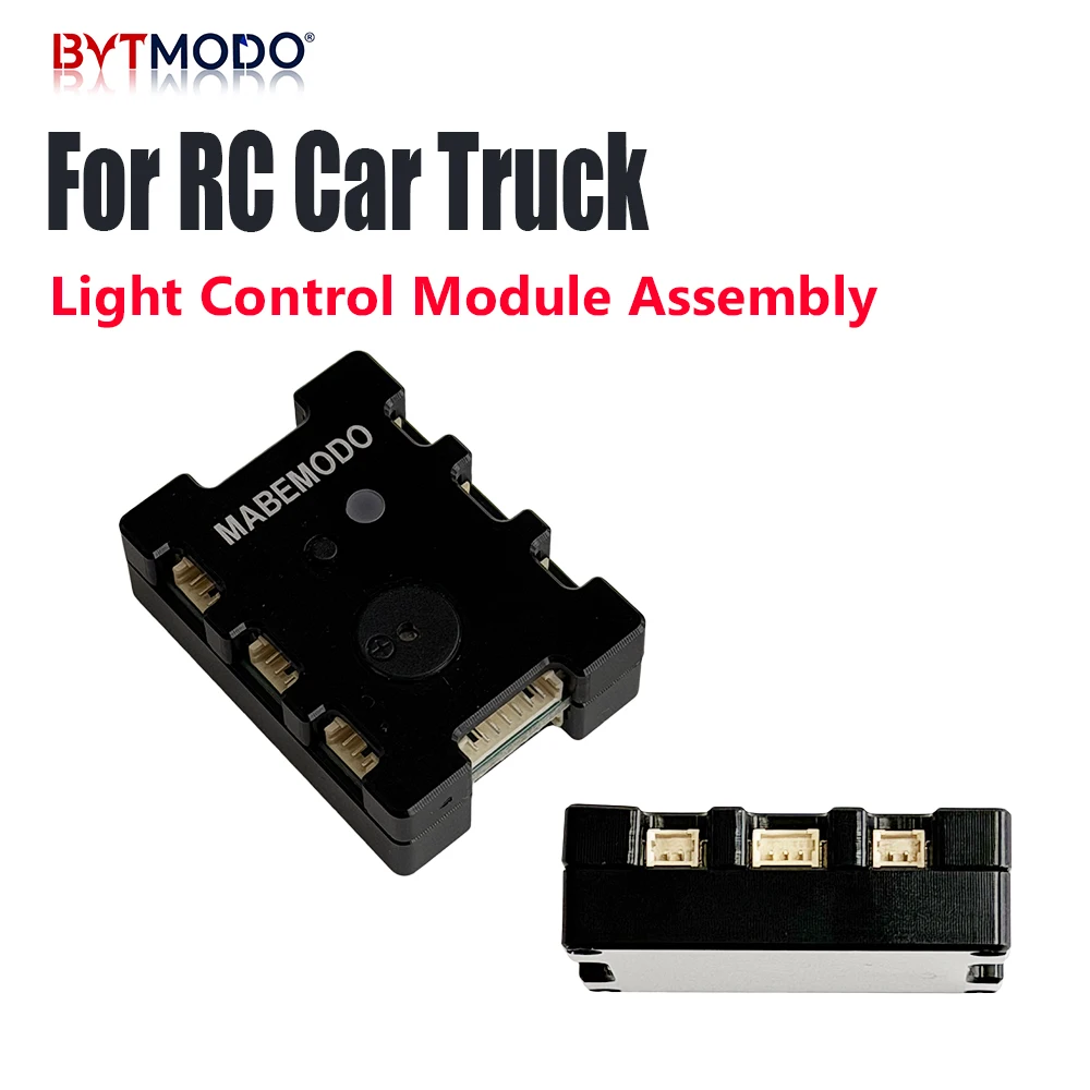 BVTMODO Light Control Module Assembly MABEMODO LED Headlight Taillight Driver for 1/14 1/10 1/8 1/16 RC Truck Car Tractor Tamiya