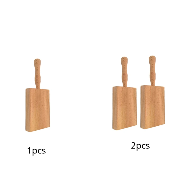 Pasta Making Board, Gnocchi Board, Buchenholz Gnocchi Board Butter Board Teigsc haber für Nudeln und Kultur butter