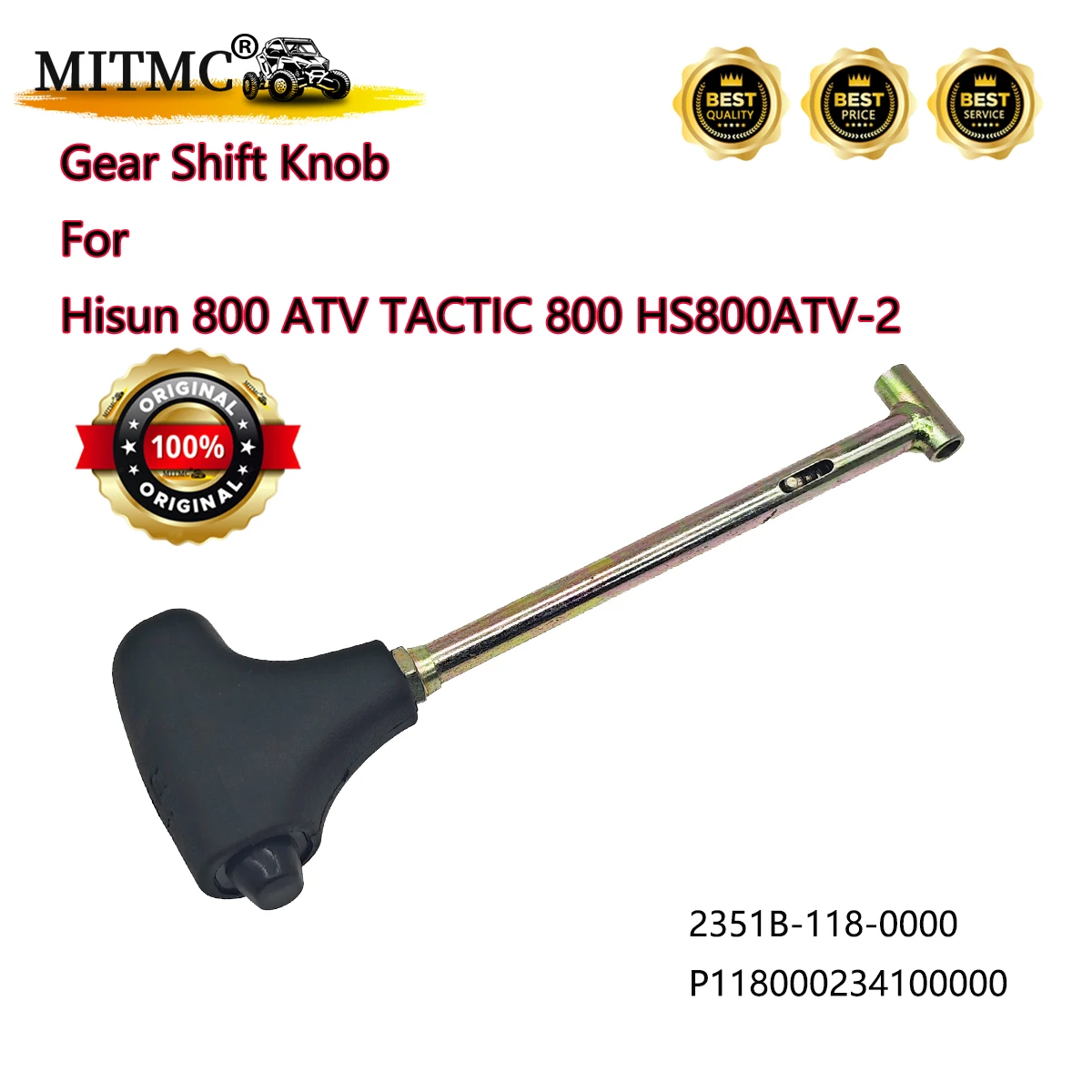 

Gear Shift Knob For Hisun 800 ATV TACTIC 800 HS800ATV-2 2351B-118-0000 P118000234100000