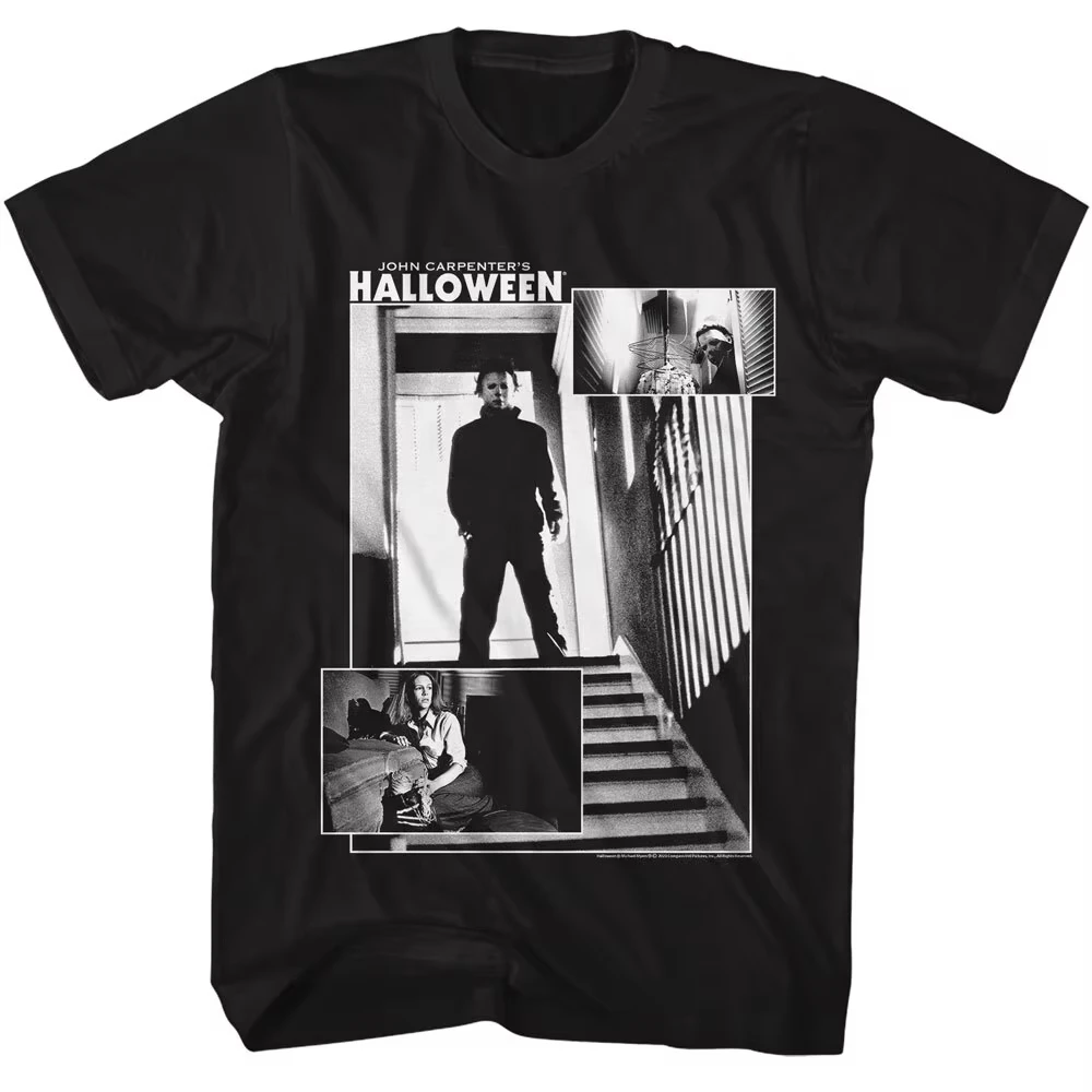 2026 Neues Halloween Michael Myers Horrorfilm-Print Baumwoll-Kurzarm-T-Shirt für Herren und Damen, Sommer Vintage Streetwear – Detail 4