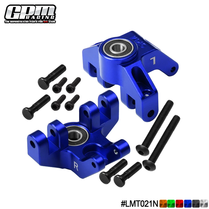 7075-legeer vooras-set voor de LOSI 1/8 LMT monstertruck met massieve as, model LOS244004.