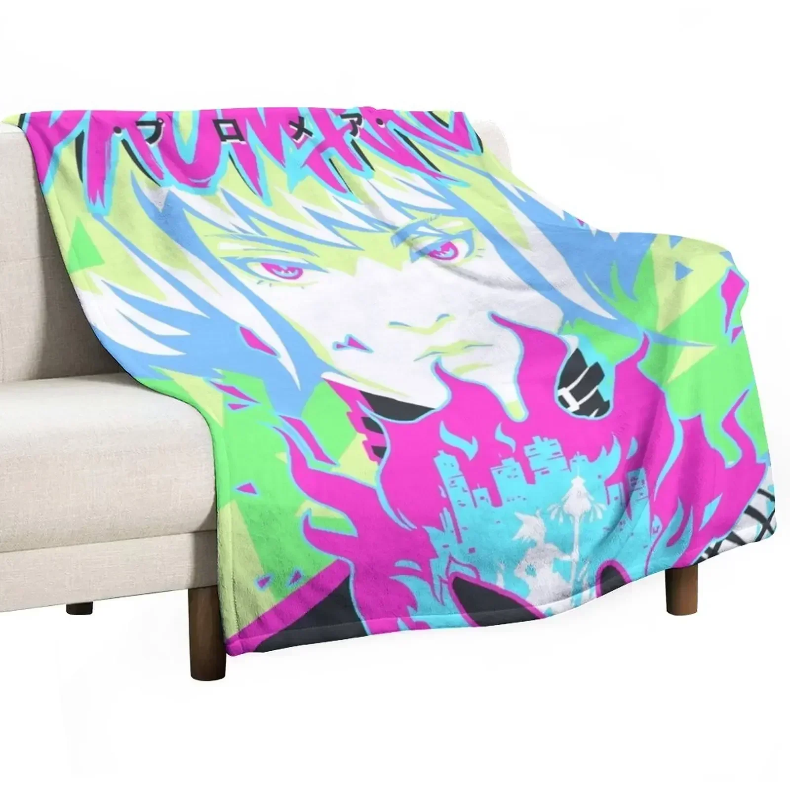 

Promare Throw Blanket halloween Bed wednesday Sofas Blankets