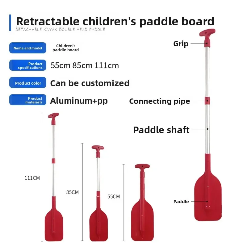 

Portable Retractable Aluminum Boat Paddle for Rafting Water Sports