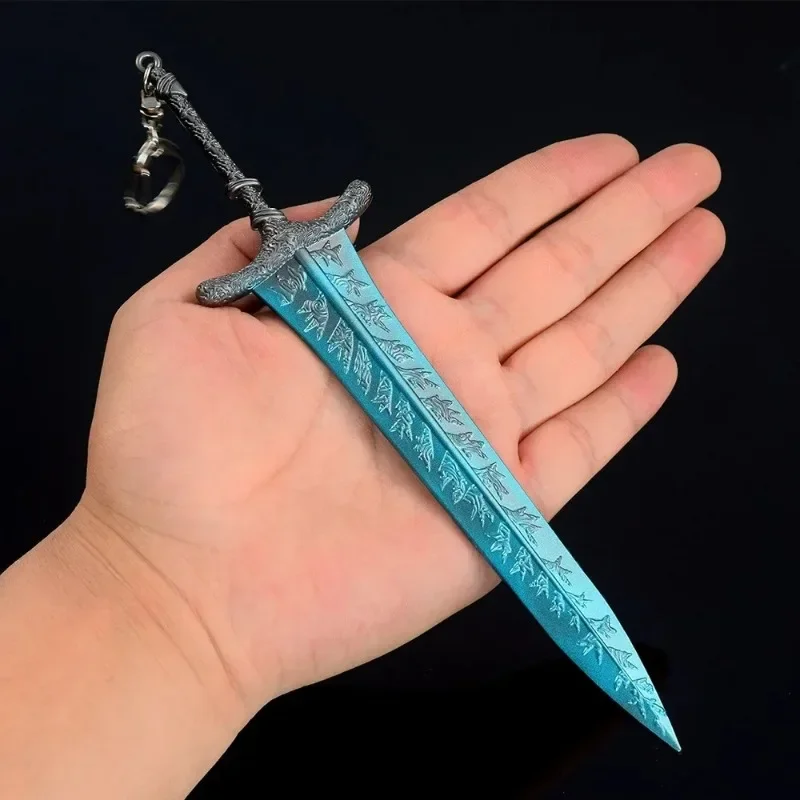21cm Dark Moon Greatsword Japanese Anime Game Peripheral Swords Weapon Model Akcesoria Breloki Ozdoby Prezenty Zabawki dla chłopców