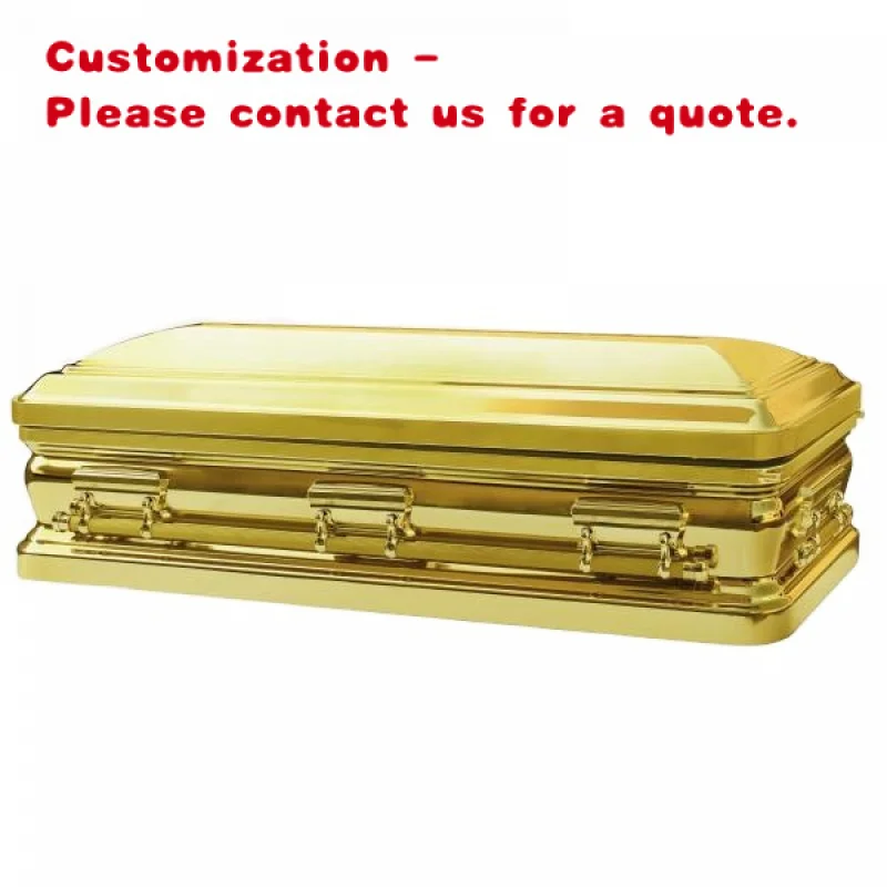 

Металлический гроб MA13 из прочной стали, 18 калибр, с зеркальной полировкой, роскошный, американского типа, с бархатной внутренней отделкой, для похоронных услуг