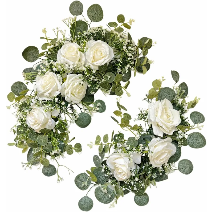 

Pack of 2 Wedding Arch Artificial Flowers for Banquet Party Reception Entrance Welcome Sign and Background Decoration Starry Sk