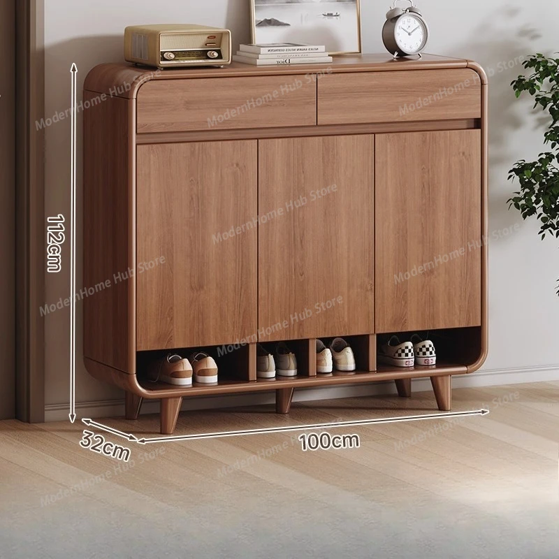 Wood Design Shoe Cabinet Tall Modern Storage Tall Shoe Cabinet Metal Space Saving Armario De Zapatos Mobili Arredamento Casa
