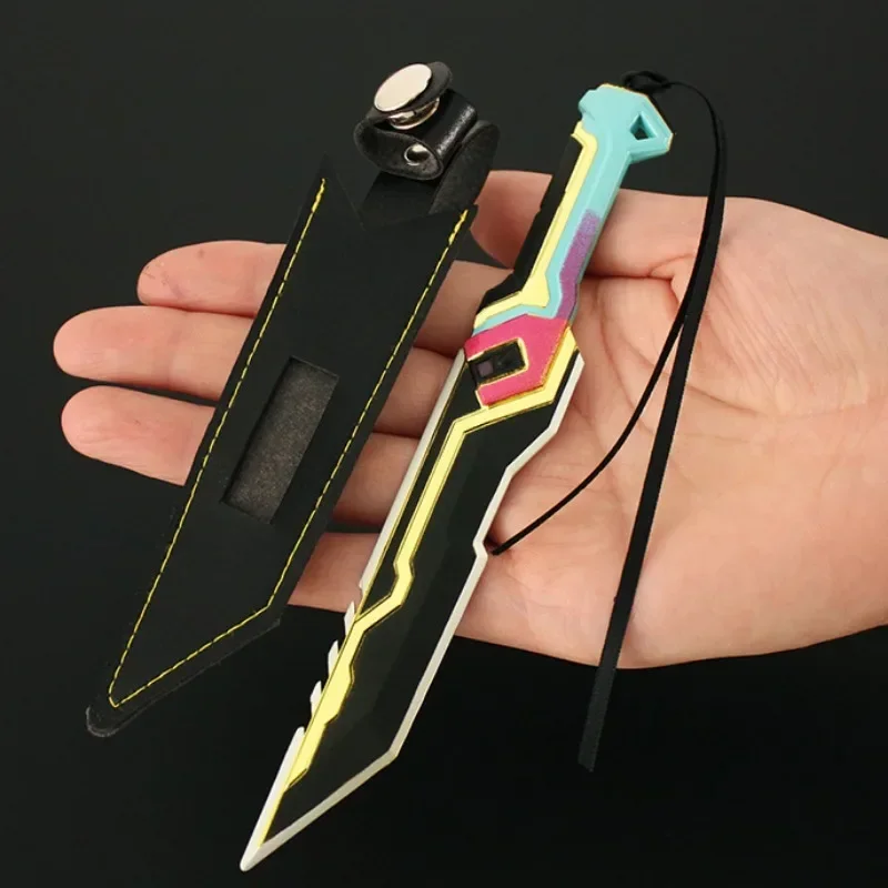 17cm vantant Glitchpop Knife periferiche di gioco Melee Metal Samurai Safe Sword Ornaments Collection Display Desktop giocattolo regalo