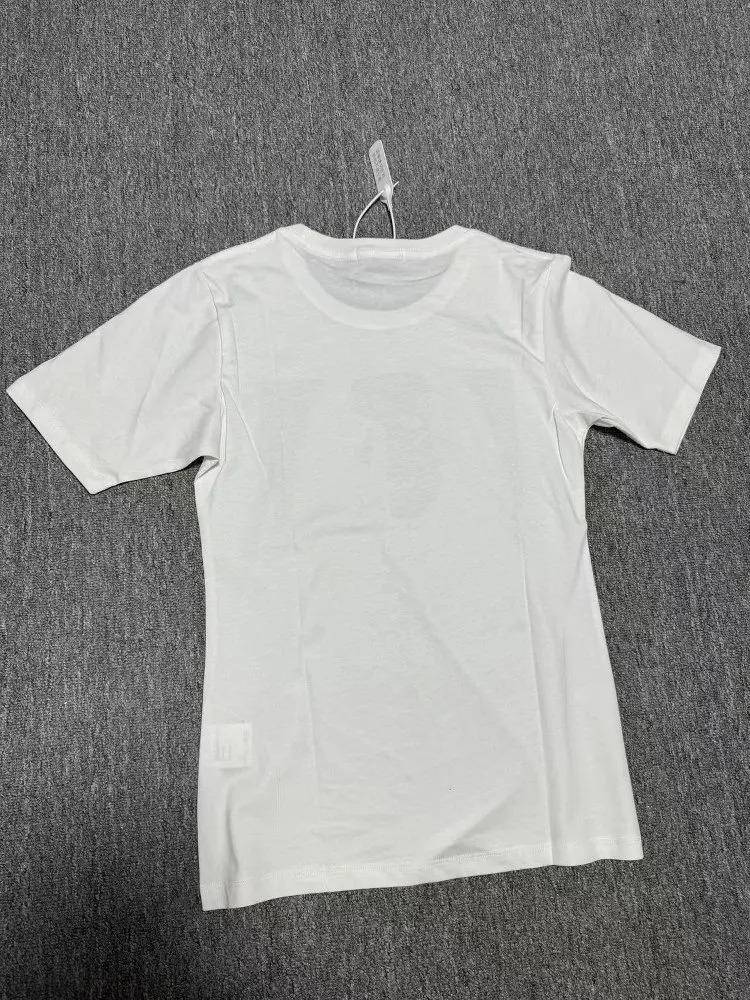 Under 06ss T Rare White Portrait Print Short Sleeve T-Shirt