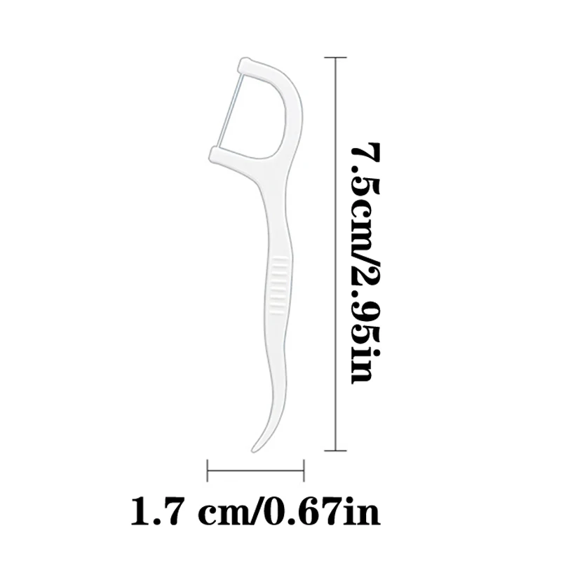 100 Stks/pak Orthodontische Floss Bar Tandheelkundige Beugel Staaldraad Gleuf Tandzijde Voor Orthodontische Tanden Orthodontische Floss Bar