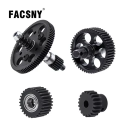 Metal Full Set Complete Gearbox Gears Transmission Gear For 1/10 RC Crawler Axial SCX10 OP 87T Spur Gear 20T Pinion Upgrade Part