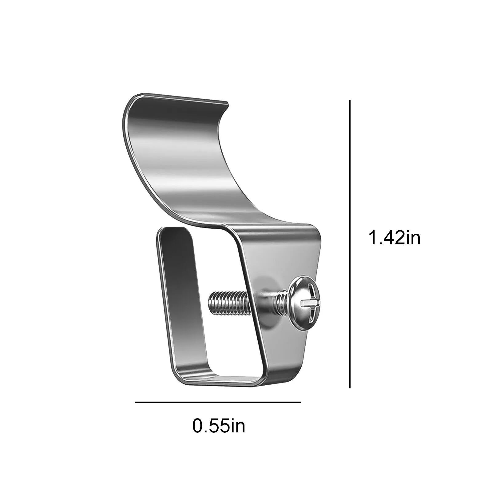 Imagem -04 - Heavy Duty Vinyl Side Clip Ganchos Metal sem Soco Parafuso Ganchos Montado na Parede Winyl Siding Pendurado para Piscar Xt2 Câmera 10 Pcs