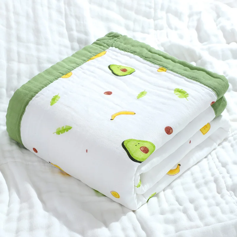 

Newborn Baby Six-layer 110X110 Children's Cotton Gauze Bath Towel Blanket Bath Towel Wrapped