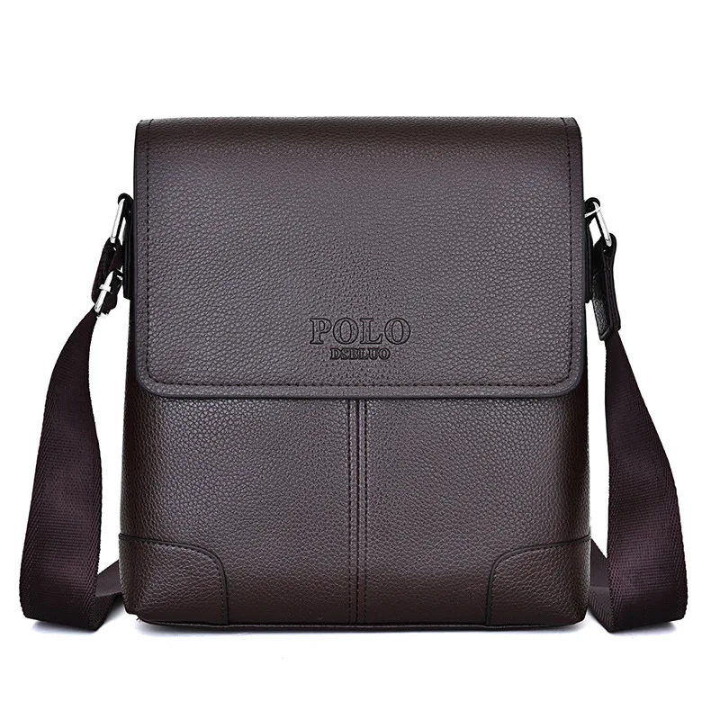 Imagem -06 - Bolsa de Ombro Crossbody de Couro para Homens Bolsas Mensageiro de Negócios Maleta Masculina Pequena Marca de Luxo Menino 2023