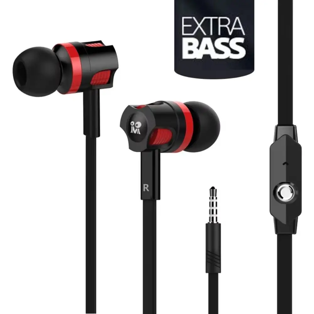 سماعات أذن محمولة 3.5 ملم مع ميكروفون ستيريو داخل الأذن سماعة إلغاء الضوضاء سماعة رأس سلكية بجهير عميق