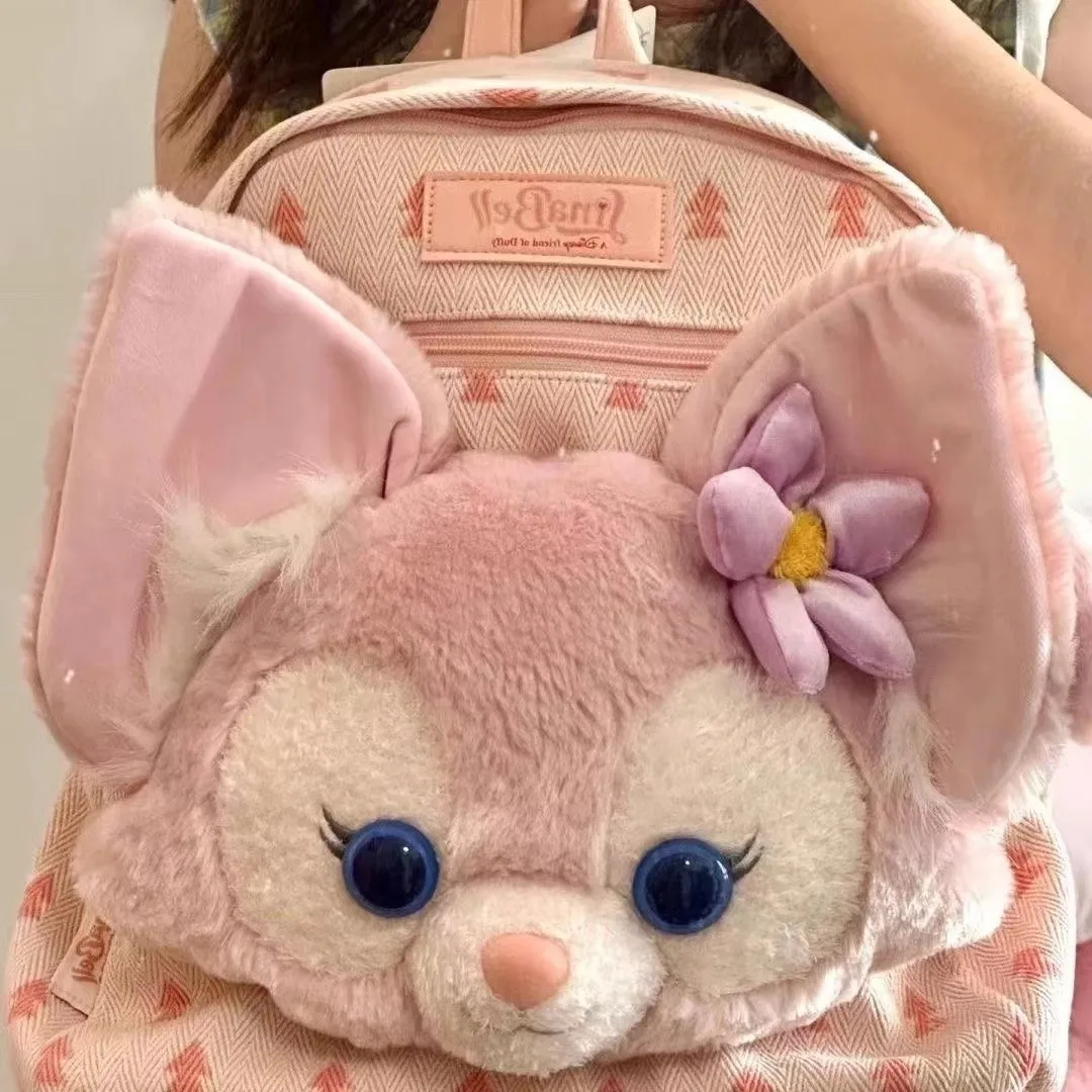 

[High Quality] Shirley Rose Backpack Backpack Single Shoulder Crossbody Bag Cute Big Face Bag Duffy Doll Bag