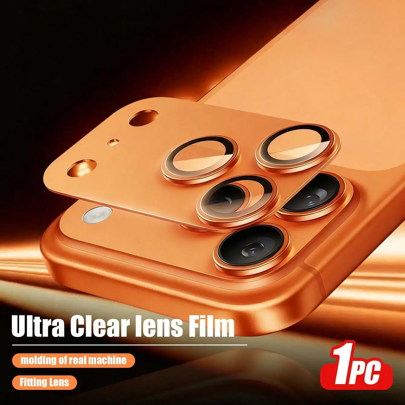 Protector de Lente de Cámara Transparente de Alta Definición, Compatible con iPhone 17 Pro Max/17 Pro/17/Air/16e/16Pro Max/16Pro, Resistente a Arañazos, Dureza 9H, Instalación sin Burbujas, Incluye Adhesivo Antipolvo, Brinda Protección Necesaria