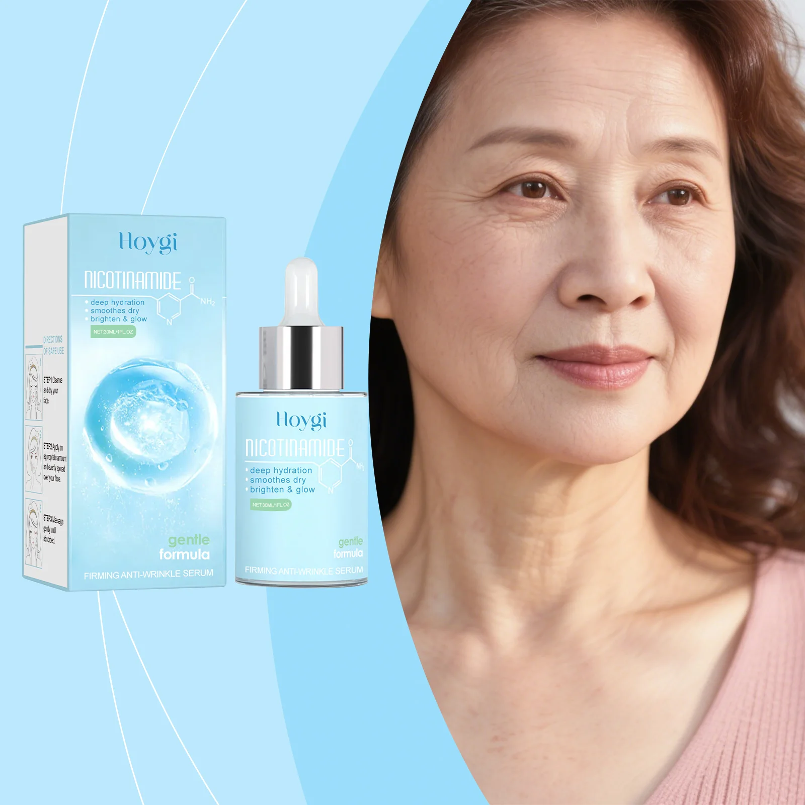 

Facial Care Serum for Daily Skincare Hydrates Moisturizes Nourishes & Cares for Facial Skin Supports Plump Radiant Complexion