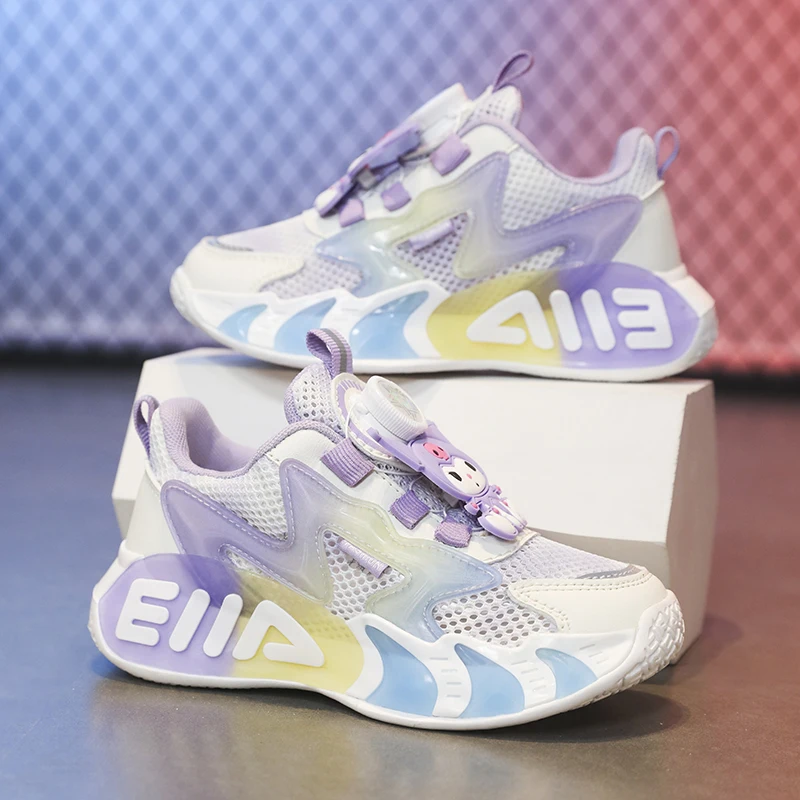 

Детская обувь для девочек, дышащие удобные сетчатые летние спортивные кроссовки на открытом воздухе, модные оригинальные детские кроссовки