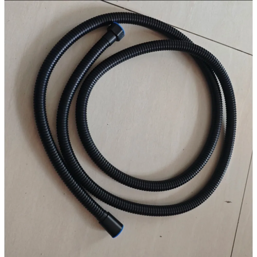 304 Stainless Steel PVD Black Water Inlet Hose 50cm G1/2×1/2 Thread Toilet Connection Pipe Bathroom Plumbing Accessory