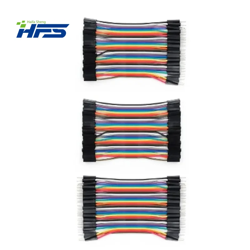 Dupont Line 120pcs 10cm Male to Male + Female to Male and Female to Female Jumper Wire Dupont Cable for arduino DIY KIT