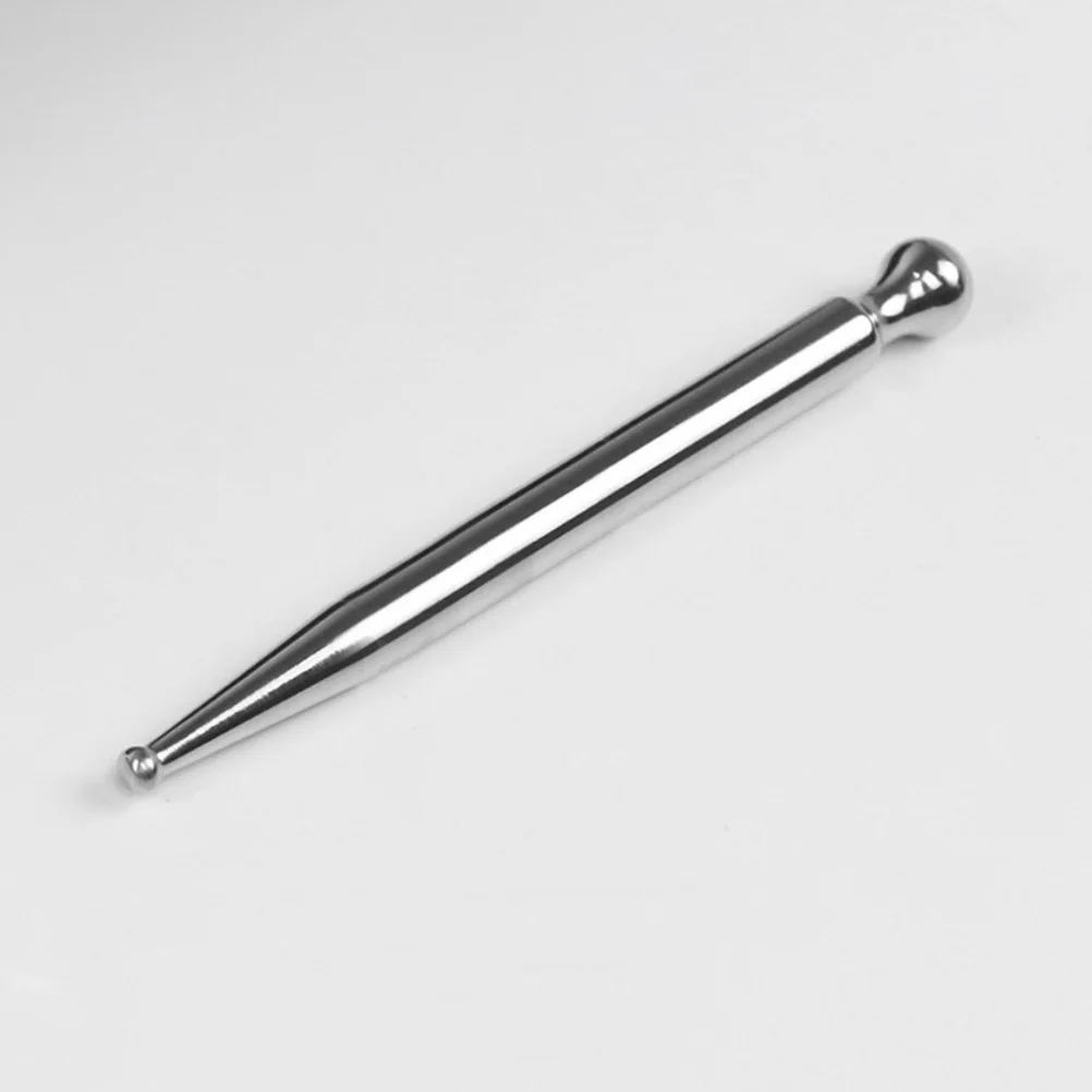 

Facial Acupoint Massage Stick Round Roller Tool Stainless Steel Massager for Back Neck Shoulder Pain Relief Portable Design