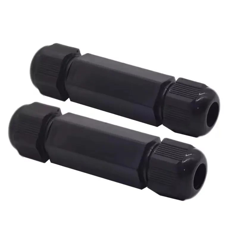 PG11/PG13 Waterproof Cable Glands Double-Headed Outdoor Lighting Connector Buried Wiring Connector Double Ended Joint