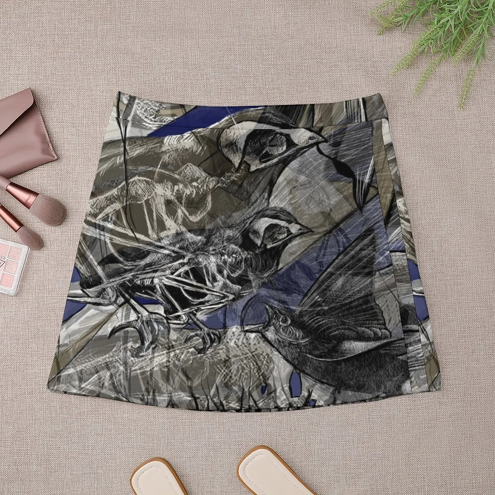 beim Abendessen Minirock Minirock Röcke für Damen