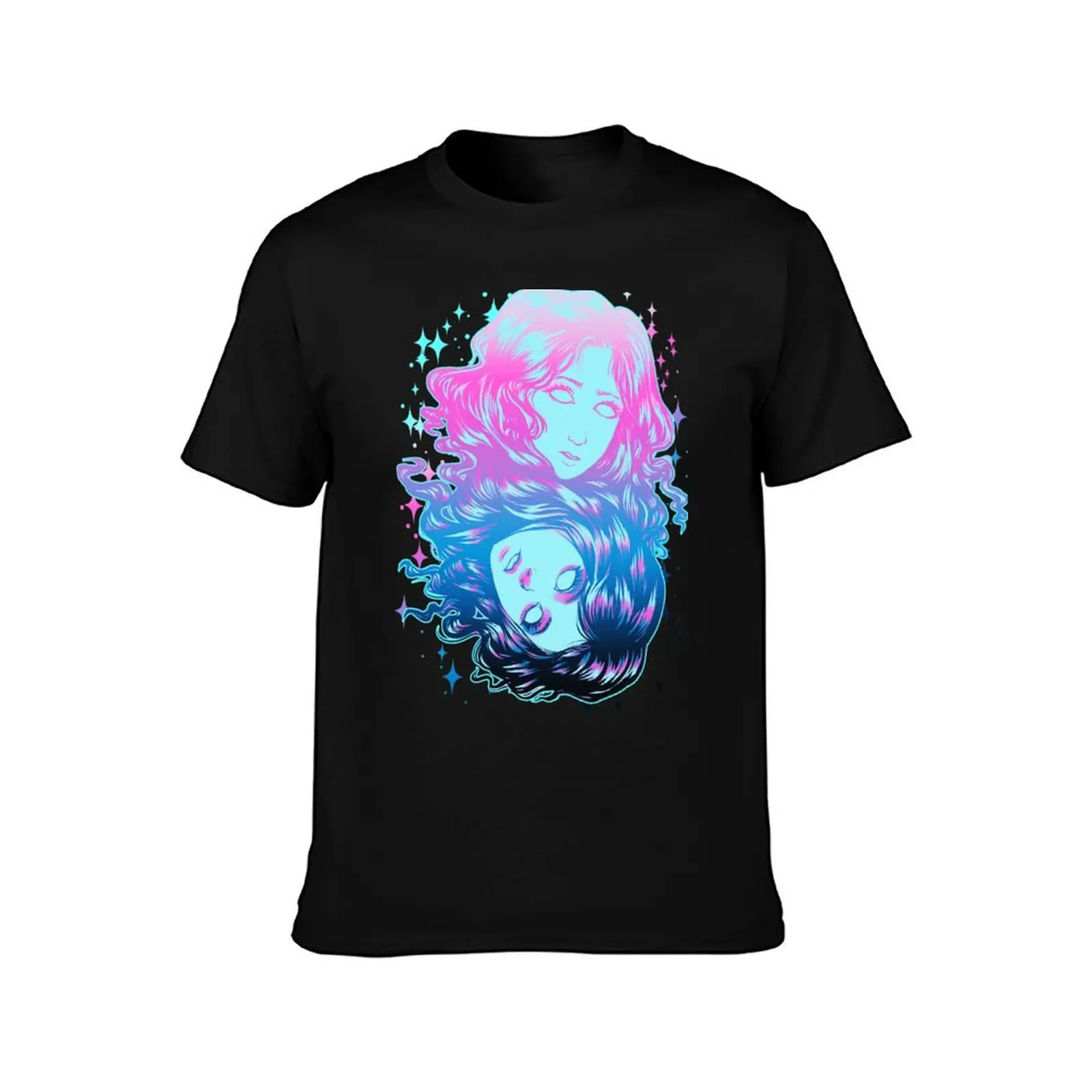 Two Faces Color T-Shirt Work Utility Short Sleeve Shirt T-Shirt