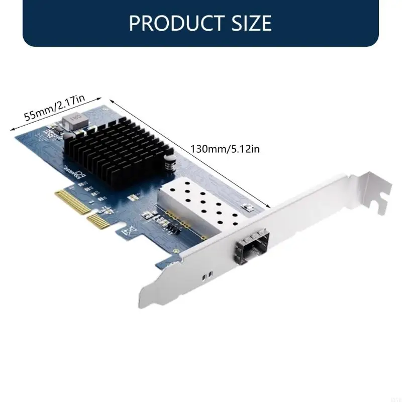 4x7e PCIe 4x 10Gbps Ethernet Card Single SFPS -poort voor database virtualisatie -applicaties
