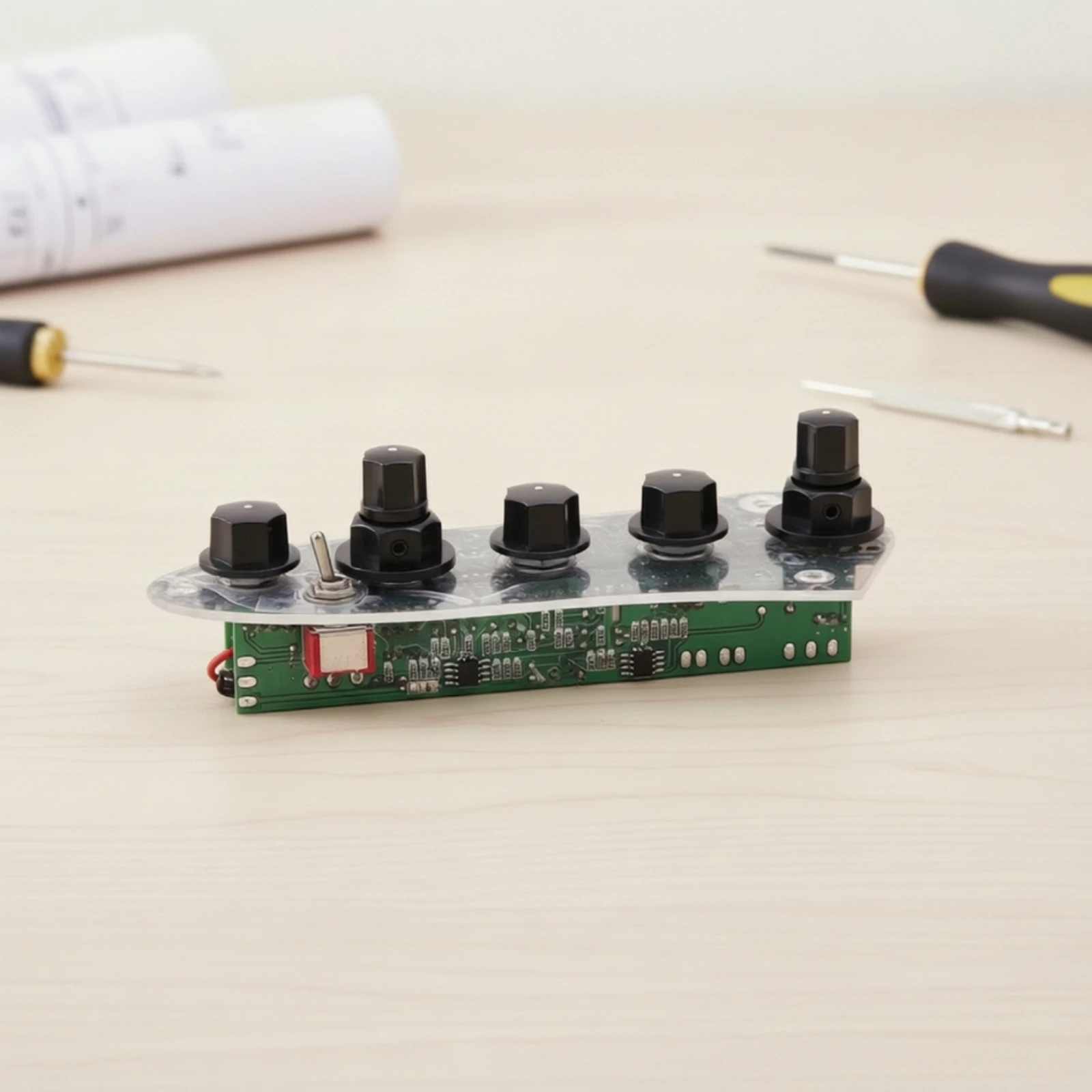 electric-bass-control-assembly-sturdy-bass-control-circuit-board-hardware-sturdy-steel-for-luthiers-diy-guitar-building