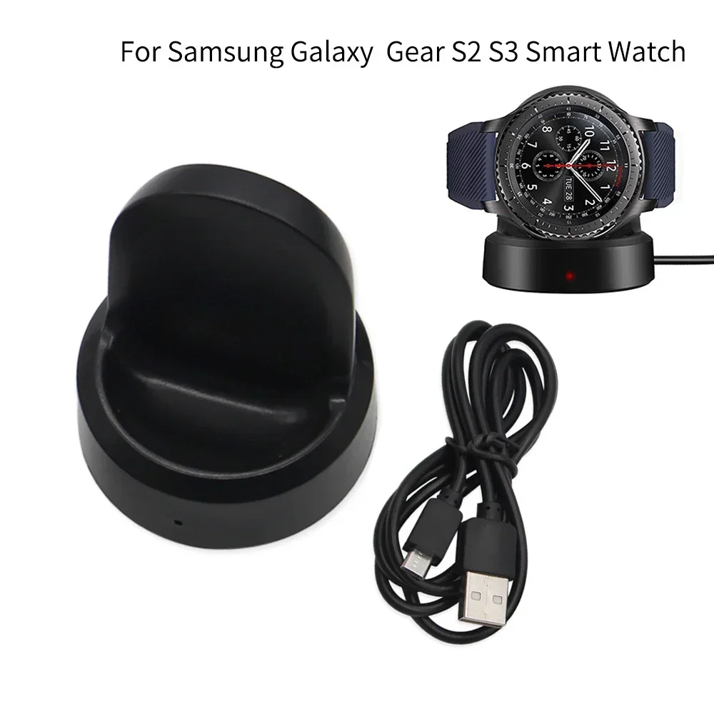 

Wireless Charger for Samsung Galaxy Smart Watch Fast Charging Base Dock For Samsung Gear S3 Classic Frontier S2 Smartwatch