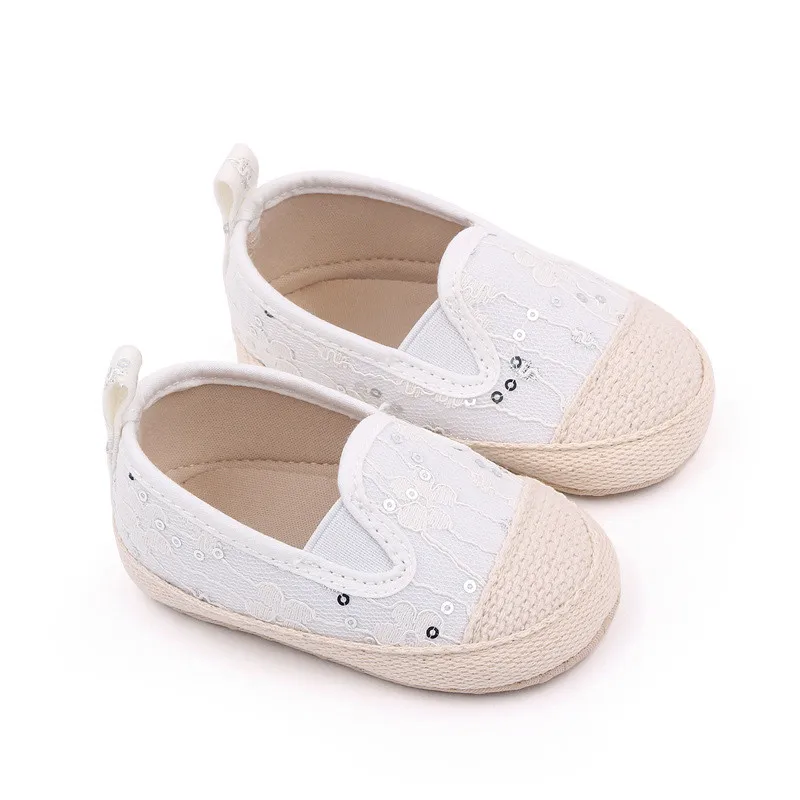 Fashion Spring Autumn Baby Cotton Shoes Soft Sole Infant Antislip First Walkers Cute Newborn Girls Crib Shoes For 0-18M