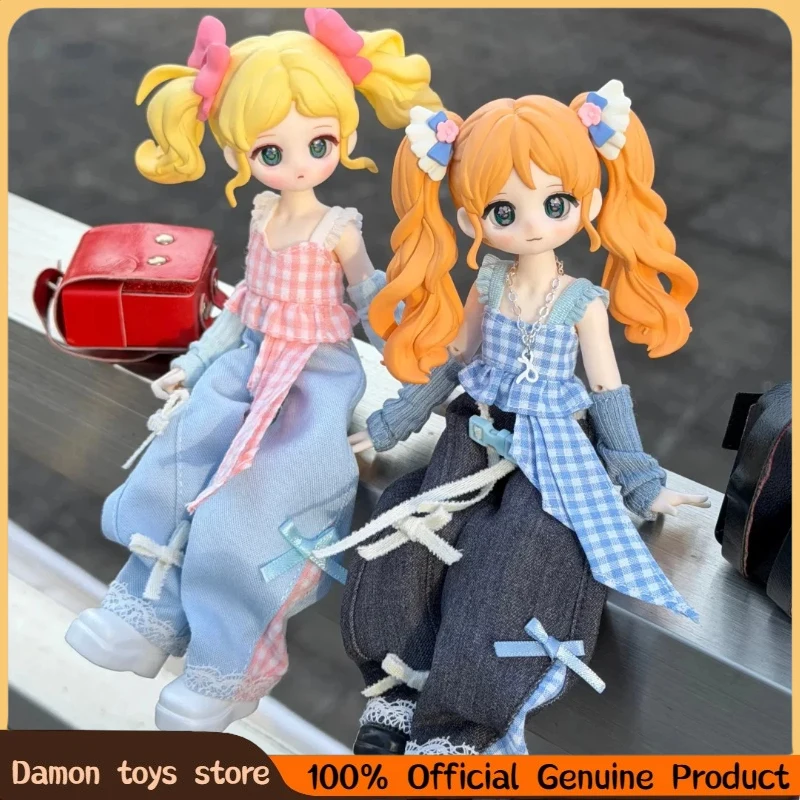 

Genuine 1/12 Bjd Joint Movable Doll Puppy'S Colorful Wardrobe Series Blind Box Collectible Cute Figure Desktop Decoration Gift