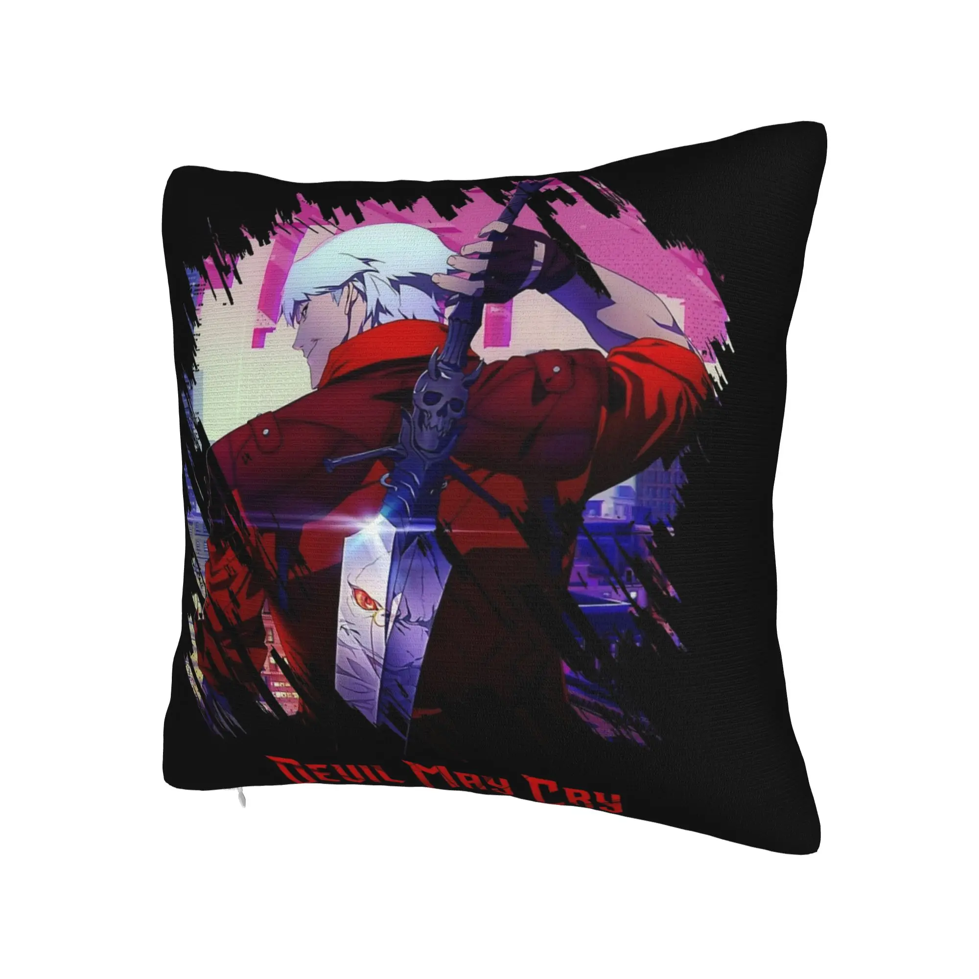 Devils May-Cry 3 Pillowcase Merch Printed Cushion Cover Decoration  Throw Pillow Case Cover Seater Multiple Sizes