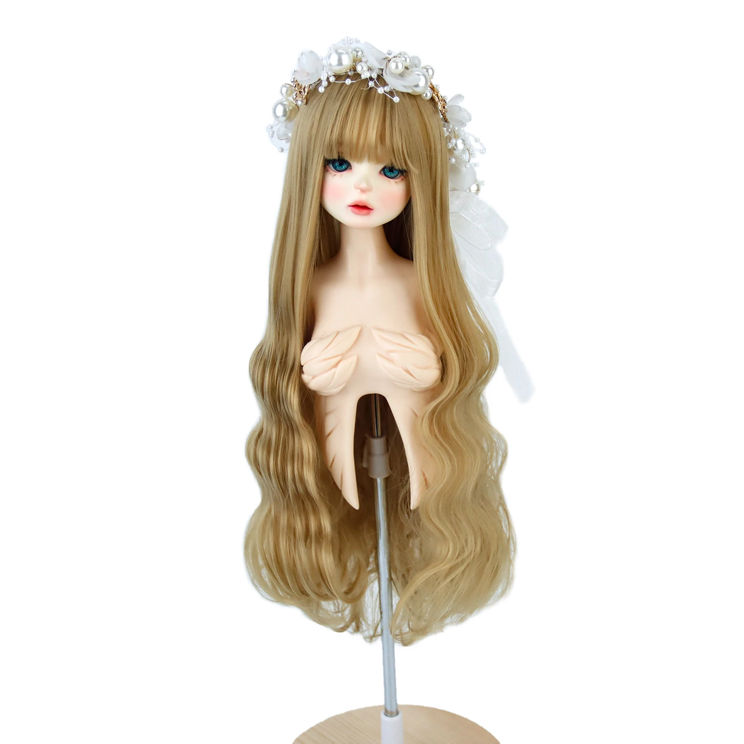 

1/3 BJD/SD Doll Hair Wig Doll Accessories High Temperature Curly Wig Blonde Hair For DIY BJD Dollfie Dream Doll Make DDH01 DDH09