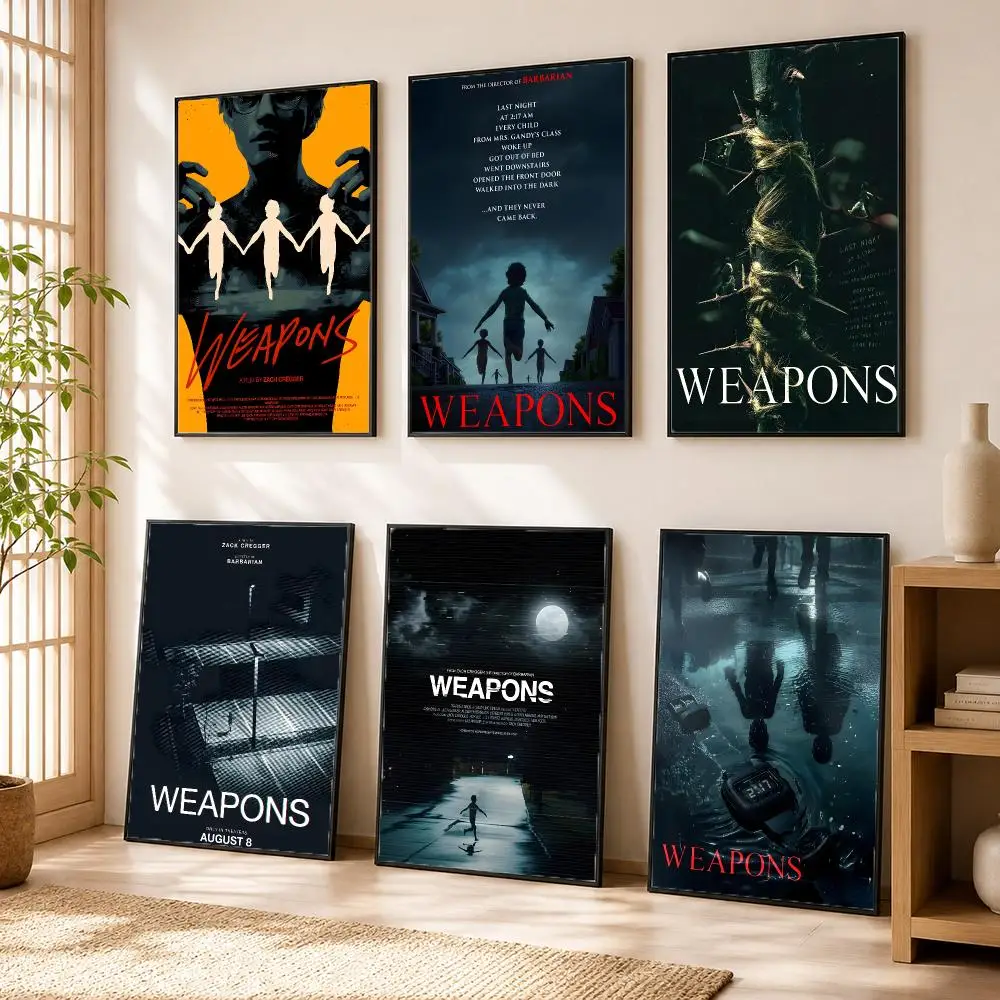 Movie W-Weapons Poster Modern Home Living Bedroom Bar Hallway Waterproof Wall Art Aesthetic Decor