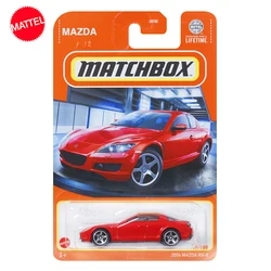 Mattel-Matchbox Metal Diecast Car Model Brinquedos para Meninos, Mazda Rx-8, Coleção De Veículos Genuínos, Presente De Aniversário, 1: 64, 2004