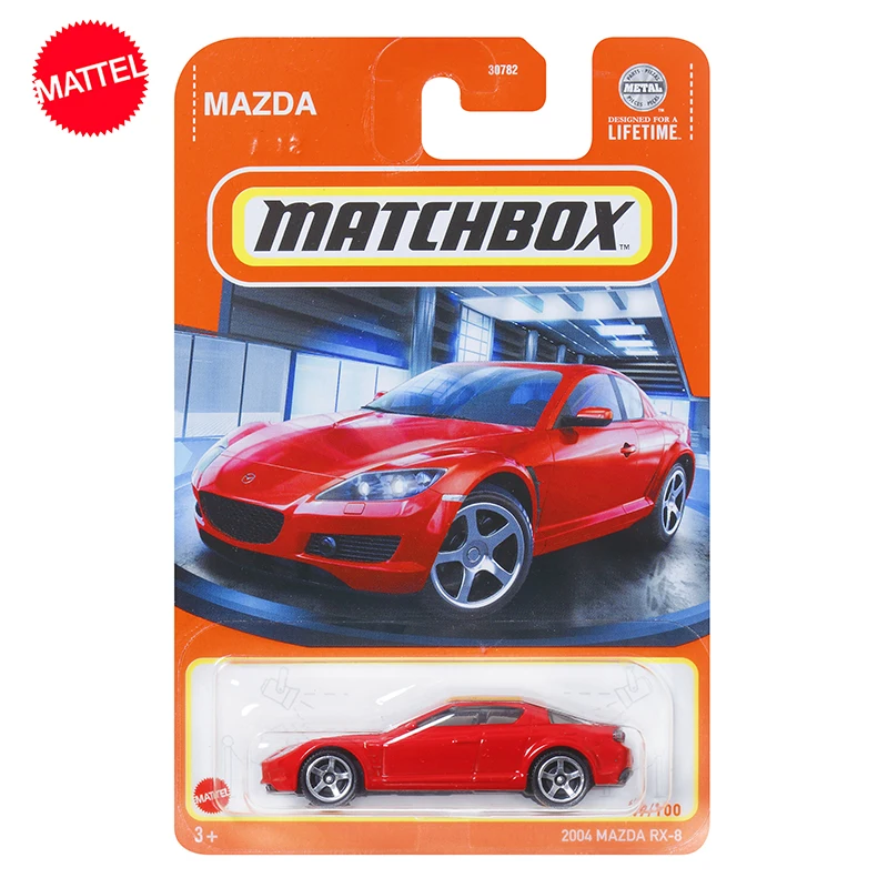 Original Mattel Matchbox Car 1/64 Metal Diecast  2004 Mazda Rx-8 Genuine Vehicles Model Toys for Boys Collection Birthday Gift